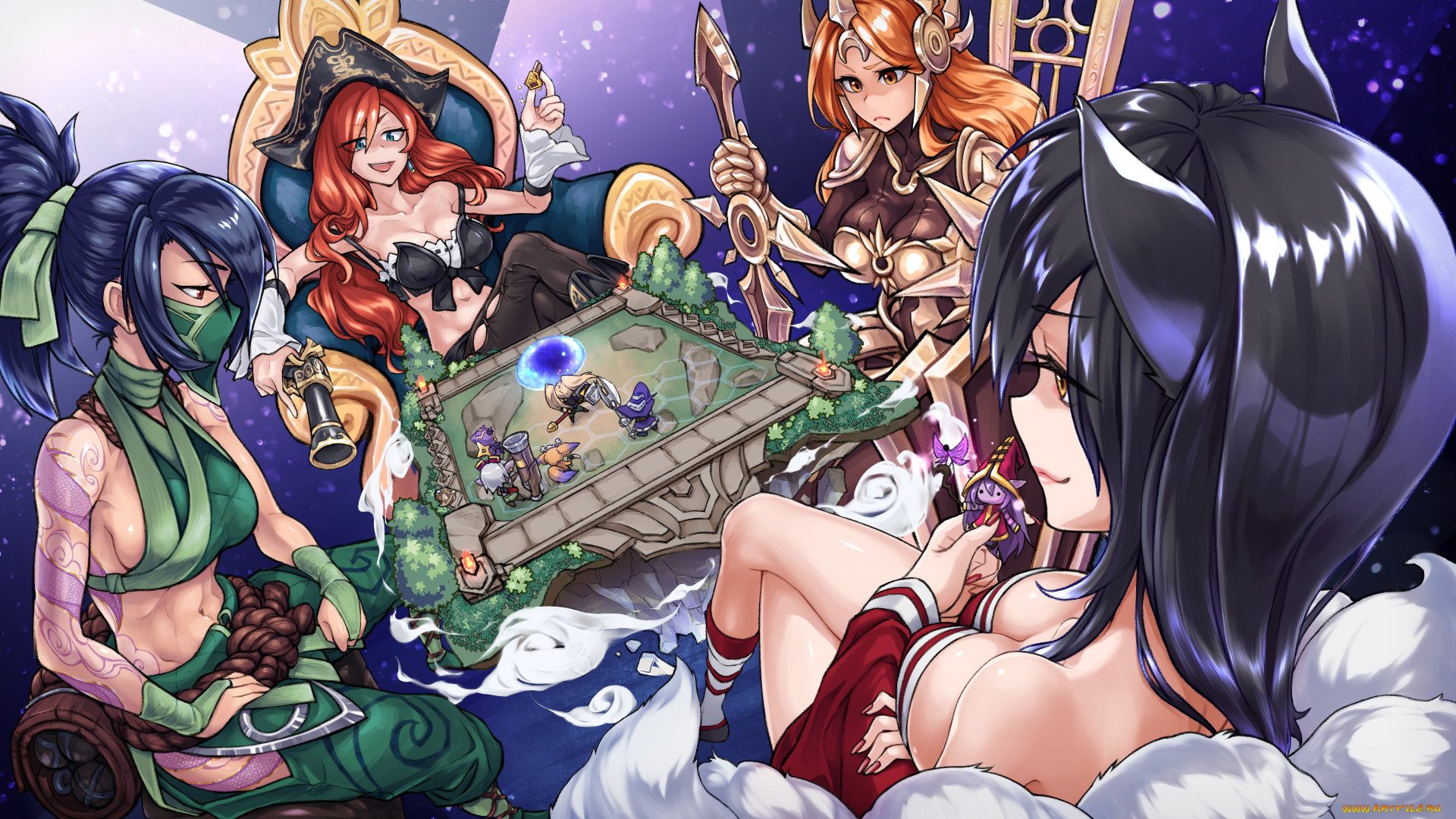  , league of legends, , , akali, miss, fortune, leona, ahri